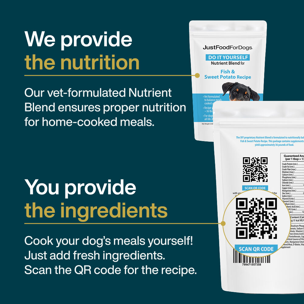 Do It Yourself Nutrient Blend for Fish & Sweet Potato